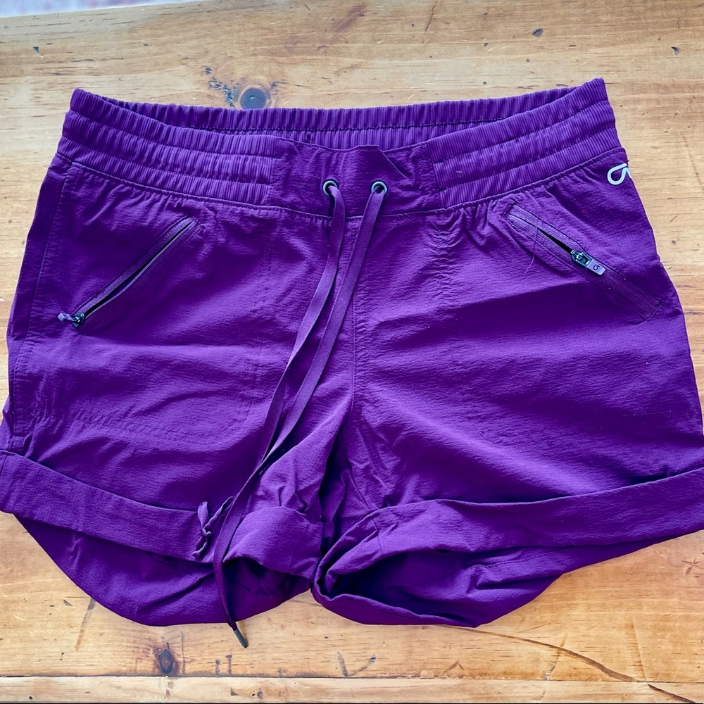 GAP FIT women’s small hiking shorts in purple